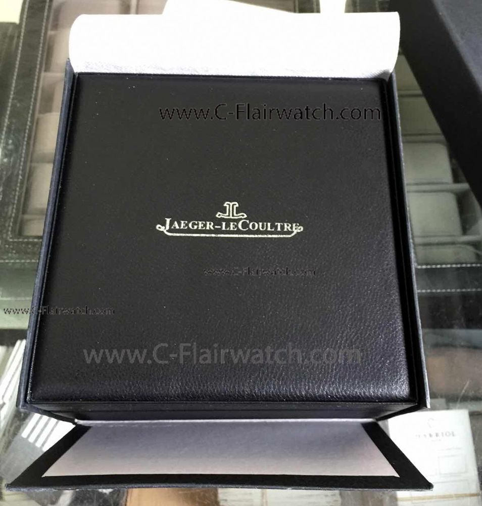 Jaeger LeCoultre Watch Box - Black Leather Watch Case